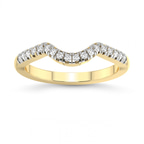 9ct Yellow Gold Orla Wedding Band (1/5 Ct. Tw.) front image