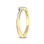 9ct Yellow Gold Orla Wedding Band (1/5 Ct. Tw.) left