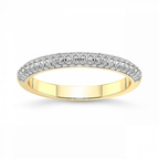 9ct Yellow Gold Luz Wedding Band (1/3 Ct. Tw.) front image