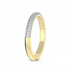 9ct Yellow Gold Luz Wedding Band (1/3 Ct. Tw.) left