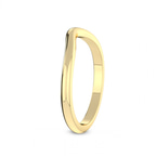 9ct Yellow Gold Leah Wedding Band left