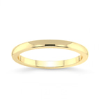 9ct Yellow Gold Lia Classic Wedding Band front image