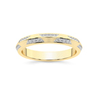 9ct Yellow Gold Elara Wedding Band (1/6 Ct. Tw.) front image