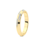 9ct Yellow Gold Elara Wedding Band (1/6 Ct. Tw.) left