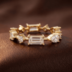 9ct Yellow Gold Starlight Stackable Ring (1 3/4 Ct. Tw.) color product image one