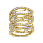 14kt Yellow Gold Ivy Cocktail Ring (2 Ct. Tw.) left