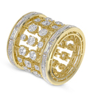 14kt Yellow Gold The Barrel Cocktail Ring (9 Ct. Tw.) front image