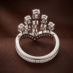 9ct Yellow Gold Wear Your Crown Cocktail Ring (1 3/4 Ct. Tw.) color product image two