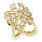 18kt Yellow Gold Smile for the Camera Cocktail Ring (4 Ct. Tw.) front image