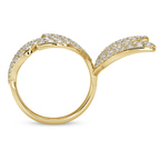14ct Yellow Gold The Floral Hug Cocktail Ring (4 1/2 Ct. Tw.) left