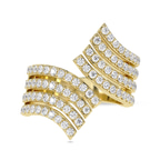 14kt Yellow Gold The Embrace Cocktail Ring (1 Ct. Tw.) right