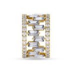 9ct Yellow Gold The Duets Cocktail Ring (6 Ct. Tw.) left