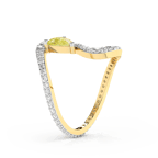 10kt Yellow Gold The Sun and the Stars Colored Lab Diamond Ring (1 3/4 Ct. Tw.) right