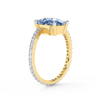 18ct Yellow Gold Skyborne Colored Lab Diamond Ring (3 Ct. Tw.) right