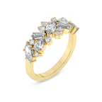 10kt Yellow Gold The Evening Cluster ring (1 3/4 Ct. Tw.) front image