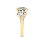 10kt Yellow Gold The Evening Cluster ring (1 3/4 Ct. Tw.) standing product image one
