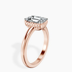 14ct Rose Gold Malissa Solitaire Lab Diamond Ring standing product image one