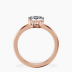 14ct Rose Gold Malissa Solitaire Lab Diamond Ring side right image one