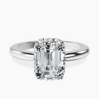 Platinum Malissa Solitaire Lab Diamond Ring front image