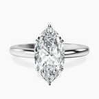 Platinum Malissa Solitaire Lab Diamond Ring front image