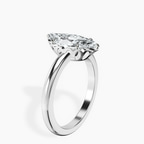 Platinum Malissa Solitaire Lab Diamond Ring standing product image one