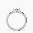 Platinum Malissa Solitaire Lab Diamond Ring side right image one