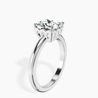 Platinum Malissa Solitaire Lab Diamond Ring standing product image one