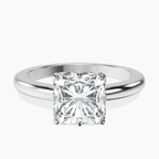Platinum Malissa Solitaire Lab Diamond Ring front image