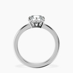 Platinum Malissa Solitaire Lab Diamond Ring side right image one