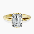 9ct Yellow Gold Malissa Solitaire Lab Diamond Ring front image