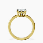 14ct Yellow Gold Malissa Solitaire Lab Diamond Ring side right image one