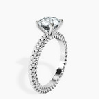 Platinum Sansa Solitaire Lab Diamond Ring standing product image one