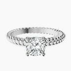 Platinum Sansa Solitaire Lab Diamond Ring front image