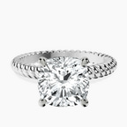 Platinum Sansa Solitaire Lab Diamond Ring front image