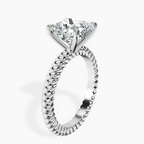 Platinum Sansa Solitaire Lab Diamond Ring standing product image one