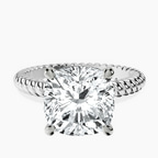 Platinum Sansa Solitaire Lab Diamond Ring front image