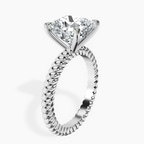 Platinum Sansa Solitaire Lab Diamond Ring standing product image one