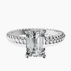 Platinum Sansa Solitaire Lab Diamond Ring front image