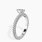 Platinum Sansa Solitaire Lab Diamond Ring standing product image one