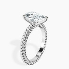 Platinum Sansa Solitaire Lab Diamond Ring standing product image one