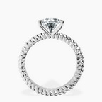 Platinum Sansa Solitaire Lab Diamond Ring side right image one