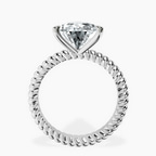 Platinum Sansa Solitaire Lab Diamond Ring side right image one