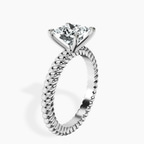 Platinum Sansa Solitaire Lab Diamond Ring standing product image one