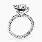 Platinum Sansa Solitaire Lab Diamond Ring side right image one