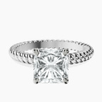 Platinum Sansa Solitaire Lab Diamond Ring front image