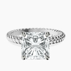 Platinum Sansa Solitaire Lab Diamond Ring front image