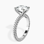 Platinum Sansa Solitaire Lab Diamond Ring standing product image one