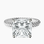 Platinum Sansa Solitaire Lab Diamond Ring front image