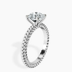 Platinum Sansa Solitaire Lab Diamond Ring standing product image one