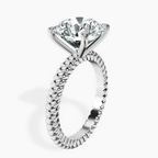 Platinum Sansa Solitaire Lab Diamond Ring standing product image one
